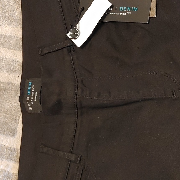 🌠3/$20🌠 NWT 2016 Parasuco Black US 12 Mid-Rise Straight Leg Pull-On Pant - Picture 2 of 7
